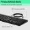 Teclado HP 125 Preto Com Fio USB Completo (100%) 3 mm Teclas Teclado HP 125 Preto Com Fio USB Completo (100%) 3 mm Teclas