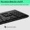 Tastatur HP 125 USB kabelgebunden komplett schwarz mit 1,8 m Kabel