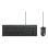 Teclado Kensington KM100 EQ QWERTY Español USB Membrana Resistente a derrames Negro con Ratón incluido