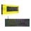 Teclado Corsair CH-9226C65-PT Alámbrico USB Membrana RGB 110 Teclas Preto