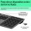 Clavier sans fil HP 725 Multidispositif Réchargeable Gris 100%