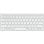 Tastatur Rapoo E9600M Kabellos Bluetooth 5.0 Mini Ultrakompakt Aluminium Weiß