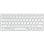 Tastatur Rapoo E9600M Kabellos Bluetooth 5.0 Mini Ultrakompakt Aluminium Weiß