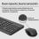 Teclado y Ratón Inalámbrico HP 330 Completo 2.4GHz Negro USB AAA Chiclet Ambidiestro