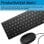 Tastiera HP 320MK a membrana nera con mouse cablato USB tastierino numerico