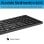 Tastiera HP 320MK a membrana nera con mouse cablato USB tastierino numerico