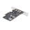 PCIe USB Erweiterungskarte 4x USB-C 1x USB-A 10 Gbps ASMEDIA ASM3142 SATA PCI 3.0 Schwarz