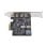 PCIe USB Erweiterungskarte 4x USB-C 1x USB-A 10 Gbps ASMEDIA ASM3142 SATA PCI 3.0 Schwarz