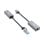Adaptador de red Equip 133495 USB-C a 2,5GbE Aluminio Gris USB-A/USB-C/RJ45