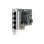 HPE 811546-B21 Carte Réseau Ethernet 1000 Mbit/s 4 Ports Aluminio Vert Interne