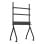 Support TV Gembird TVS-86F-02 Noir Acier 139,7 cm (55") - 2,18 m (86")