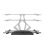Soporte de Pared iggual SPTV18 para TV 37-80" Articulado, Inclinable, 60kg, Negro
