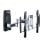 TV Wandhalterung StarTech.com VESA 400x400 26–65" 45 kg Schwenkbar Neigbar Schwarz Silber