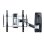 TV Wandhalterung StarTech.com VESA 400x400 26–65" 45 kg Schwenkbar Neigbar Schwarz Silber