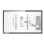 TV Wandhalterung StarTech.com VESA 400x400 26–65" 45 kg Schwenkbar Neigbar Schwarz Silber