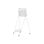 Soporte de Piso Samsung Flip Stand Gris Claro con Ruedas, 400x400 mm, 1 Pantalla