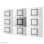 Support Neomounts WL95-800BL1 Mur Vidéo 42-70" - Pop-out - max 35 kg
