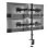 Monitorhalterung Equip Für Vier Monitore 17-32 Zoll Abnehmbar Schwarz Monitorhalterung Equip Für Vier Monitore 17-32 Zoll Abnehmbar Schwarz