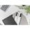 Soporte para portátil Digitus DA-10070 aluminio ajustable, USB-C PD, hub 5 puertos, 10-17"