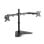 Soporte monitor escritorio V7 doble independiente hasta 32" 8kg ajuste altura negro