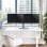 Soporte monitor escritorio V7 doble independiente hasta 32" 8kg ajuste altura negro
