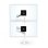 Bras de Montage Ergotron LX Double Empilé, 9,1 kg, 101,6 cm (40"), Ajustable, Blanc