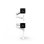 Bras de Montage Ergotron LX Double Empilé, 9,1 kg, 101,6 cm (40"), Ajustable, Blanc