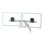 Braccio Monitor Doppio Ergotron HX Series 45-476-216 Regolabile Bianco