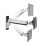 Soporte de Pared Ergotron Interactive Arm VHD Ajuste de Altura 31,8kg 30-60" Aluminio/Negro