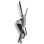 Soporte de Pared Ergotron Interactive Arm VHD Ajuste de Altura 31,8kg 30-60" Aluminio/Negro