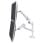 Soporte de Monitor Ergotron LX Series 45-492-216 Doble Apilado 18kg Ajuste Altura Blanco