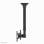 Soporte de techo Neomounts FPMA-C200BLACK para monitor/TV 10-40" ajuste altura, giro e inclinación, 20 kg, VESA 200x200,
