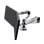 Soporte monitor Ergotron LX 45-245-026 doble brazo ajustable 2x27" 18,1kg plata