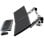 Soporte monitor Ergotron LX 45-245-026 doble brazo ajustable 2x27" 18,1kg plata
