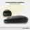 Ratón Owlotech M200 Wireless Bluetooth 6000 DPI Negro Slim Recargable USB-C Silencioso
