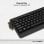 Owlotech MK300 Combo Tastiera wireless + Mouse + Tappetino per mouse nero