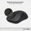 Owlotech MK300 Combo Tastiera wireless + Mouse + Tappetino per mouse nero