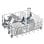 Lavavajillas Beko BDFN36560XC Independiente 15 cubiertos Fast+ SteamGloss Wi-Fi A