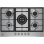Placa de gas Beko HIAW 75225 SL 5 fuegos encastrable acero inoxidable 75cm apagado automático