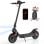 iScooter i10 Pro 800W 48V 15Ah Pneu de 10" Aplicação IP54 Scooter Elétrica Dobrável Preta