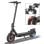 iScooter i10 650W 40km/h 45km de alcance Dupla suspensão 10" App LED Scooter elétrica