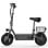 Scooter elétrica iScooter F2 500W, banco rebatível de 10", 36V 7,8Ah, autonomia de 30km, cinzento