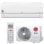 Ar Condicionado Split 1x1 LG DC18RK com Bomba de Calor 4500 Frigorias Branco, filtragem avançada e programação
