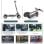 Scooter elétrica iScooter iX3 800W 40km/h 40km de autonomia Suspensão dupla App LED 10"