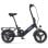 Bicicleta eléctrica HillMiles Mile 1 250W 60Km Autonomía Plegable Suspensión 7 Velocidades 14"