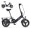 Bicicleta eléctrica HillMiles Mile 1 250W 60Km Autonomía Plegable Suspensión 7 Velocidades 14"