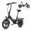 Bicicleta eléctrica HillMiles Mile 1 250W 60Km Autonomía Plegable Suspensión 7 Velocidades 14"