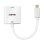 Adaptador USB-C para HDMI 4K 60Hz HDR 0,1m Branco Plug and Play Lindy 43339