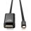 Cabo Mini DisplayPort Lindy 36928 3m HDMI Tipo A Macho Preto 4K 1080p