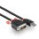 Kabel Lindy 41491 DisplayPort zu DVI-D 2 m Goldkontakt Rechtsgewinkelt Kabel